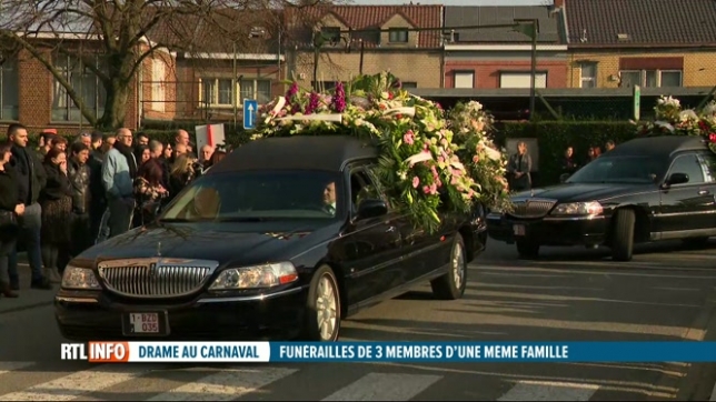 Funérailles de 3 victimes du drame de Strépy-Bracquegnies