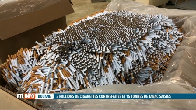 Auvelais: la douane démantèle une fabrique illégale de cigarettes