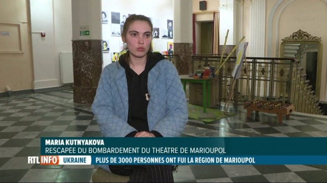 Guerre en Ukraine: témoignage de rescapés du bombardement du théâtre de Marioupol
