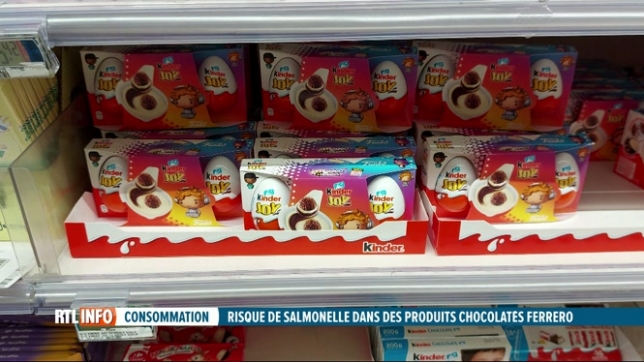 5 produits chocolatés de Ferrero retirés du commerce