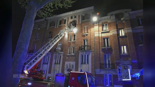 Un immeuble complètement sinistré après un incendie à Schaerbeek
