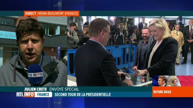 Présidentielles françaises: Marine Le Pen a voté à Hénin-Beaumont