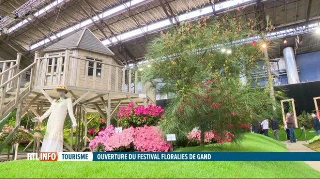 Le festival Floralies de Gand ouvre ses portes aujourd