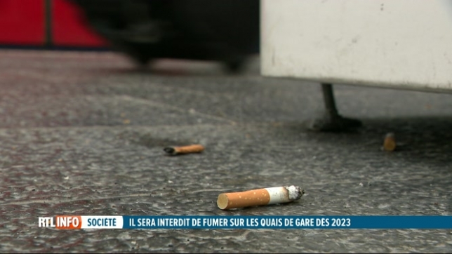 Dès le 1er janvier 2023, il sera interdit de fumer sur les quais de gare