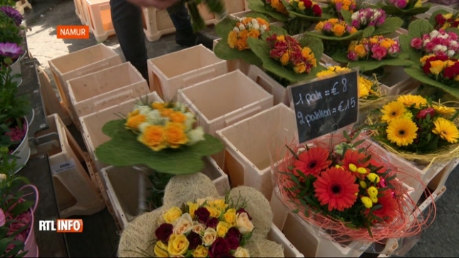 Quelques idées cadeau glanées au marché de Namur à la veille de la fête des mères