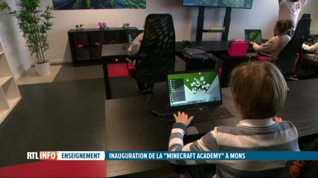Inauguration de la Minecraft Academy à Mons