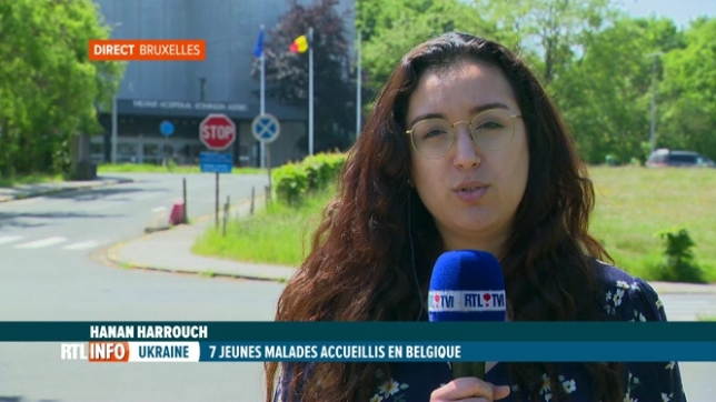 Sept enfants ukrainiens sont arrivés en Belgique pour y être soignés