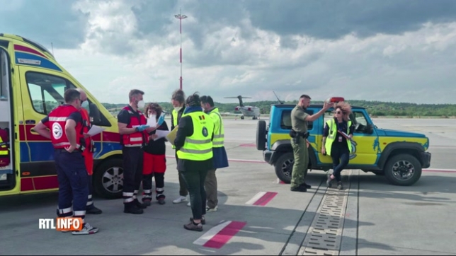 Sept enfants ukrainiens sont arrivés en Belgique pour des soins médicaux