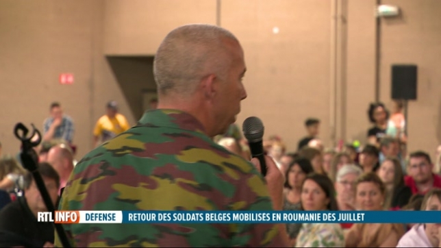 Les 250 soldats belges déployés en Roumanie rentreront au pays en juillet