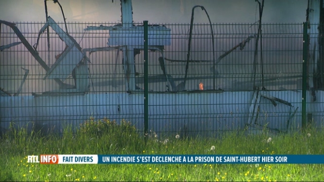 La menuiserie de la prison de Saint-Hubert frappée par un incendie hier