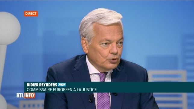 Pascal Vrebos reçoit Didier Reynders, Commissaire européen à la Justice