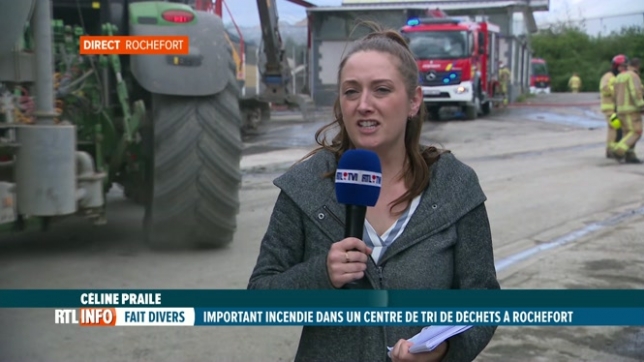 Incendie à Rochefort: les pompiers entament une opération compliquée