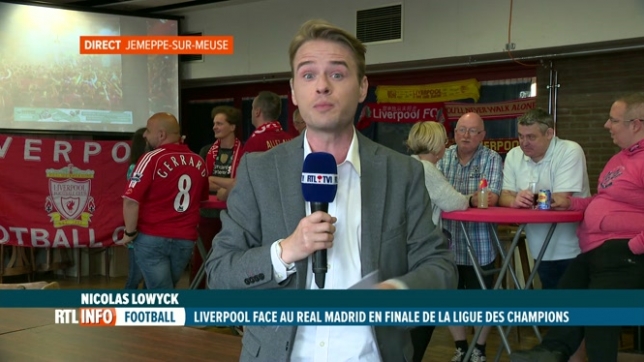 Ligue des Champions: des supporters de Liverpool sont réunis à Jemeppe-sur-Meuse