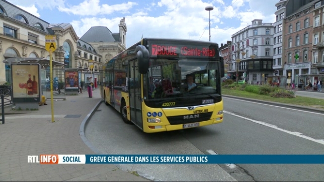 Grève dans les services publics: les transports en commun très impactés