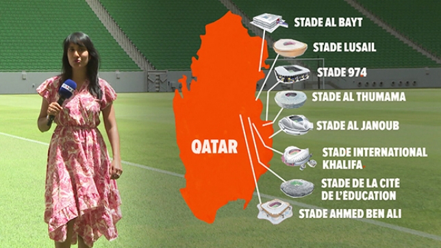 Mondial 2022: notre équipe découvre les stades où les Diables Rouges joueront au Qatar