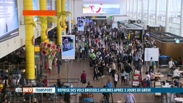 Brussels Airlines reprend son activité, après trois jours de grève