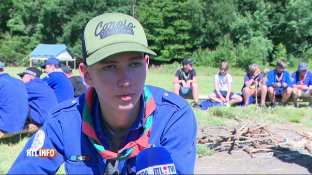 Un jeune Ukrainien de 16 ans découvre le scoutisme dans la région de Chimay