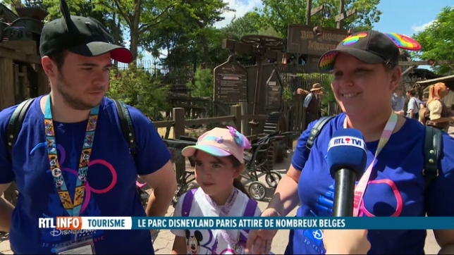 Vacances: Disneyland Paris accueille de nombreux touristes belges