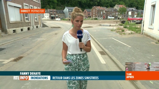 Inondations en Wallonie, 1 an après: le point en direct de Pepinster