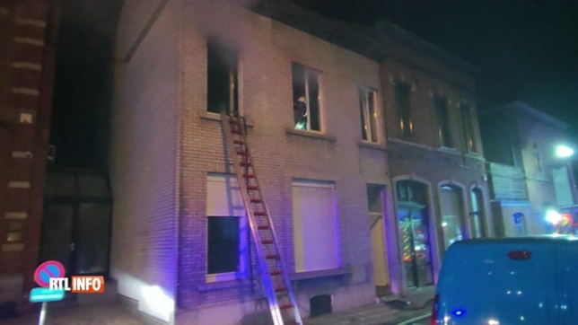 A Marcinelle, une incendie se déclare dans une maison, la famille est sauvée par des voisins