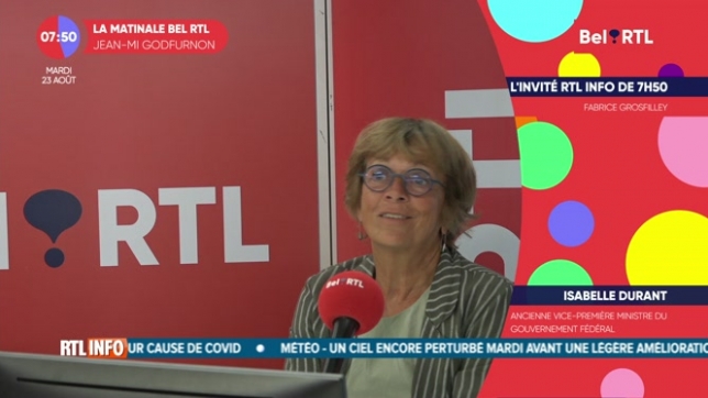 Isabelle Durant - L’invitée RTL Info de 7h50