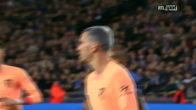 Antoine Griezmann rate son penalty face à Bruges