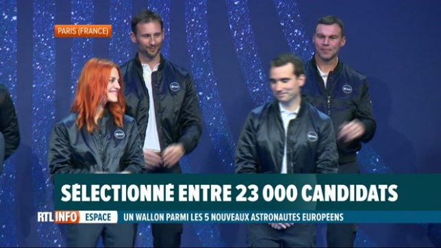 Le Wallon Raphaël Liégeois sélectionné comme astronaute par L