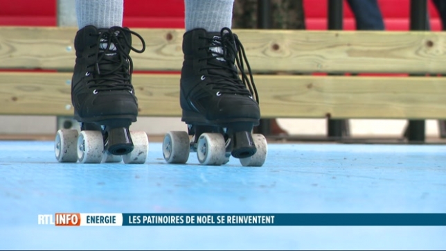 A Huy, une piste de patins à roulettes remplace la patinoire