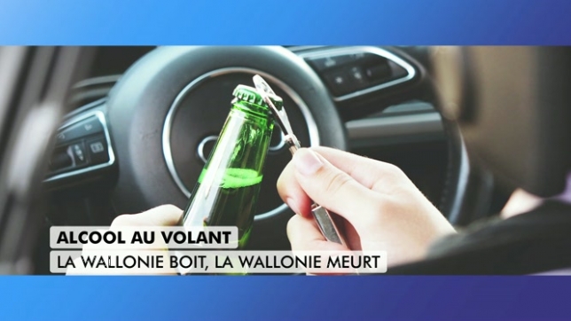 Alcool au volant : la Wallonie boit, la Wallonie meurt