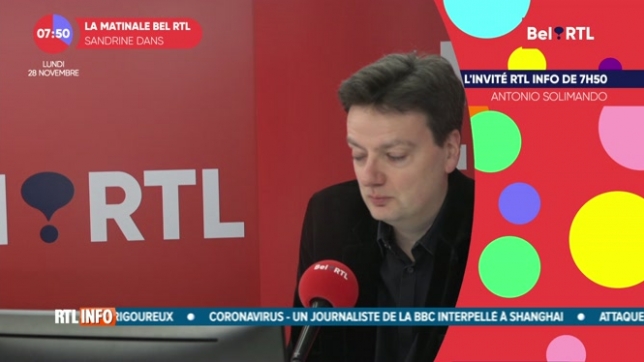 François De Smet - L’invité RTL Info de 7h50