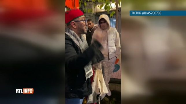 Honte à vous: un supporter marocain tente de raisonner des casseurs à Bruxelles