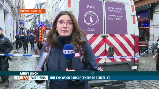 Bruxelles: une explosion de gaz a détruit un appartement du centre-ville
