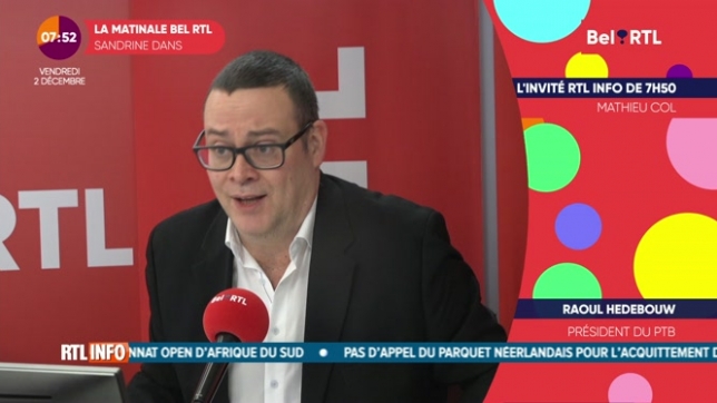 Raoul Hedebouw - L’invité RTL Info de 7h50