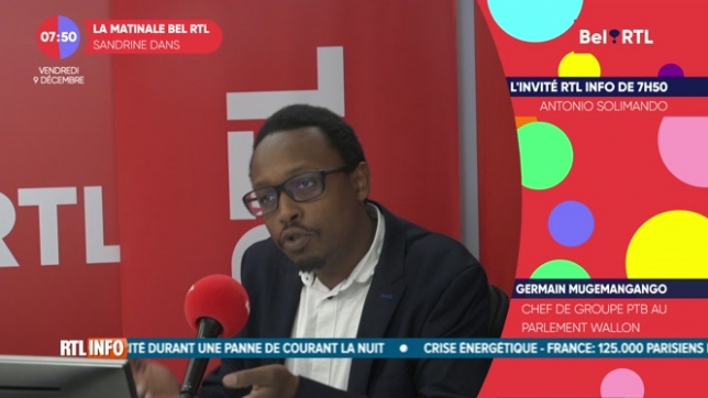 Germain Mugemangango - L’invité RTL Info de 7h50