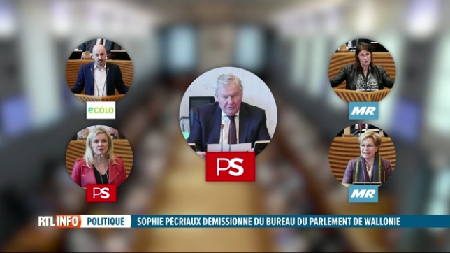 Dépenses du parlement wallon: démission de Sophie Pécriaux, PS, du bureau