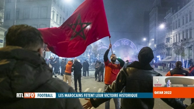 Maroc - Portugal : la folle nuit des supporters du Maroc à Bruxelles