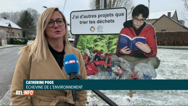 Saint-Ode: campagne choc pour la propreté des routes