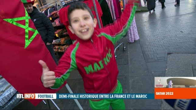 Les Marocains de Bruxelles se préparent au choc France-Maroc