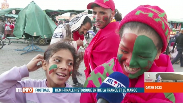 A Marrakech, les supporters espèrent que le Maroc vaincra la France ce soir