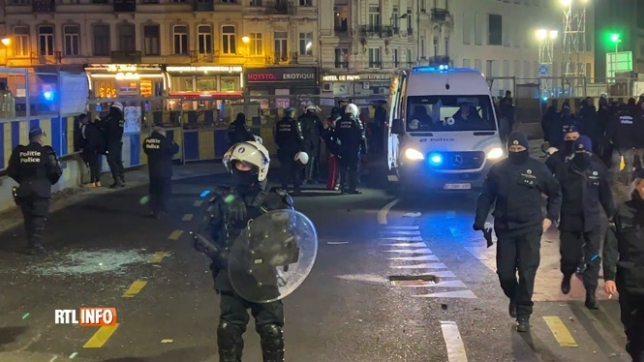 Bruxelles: affrontements entre supporters et police après la défaite du Maroc