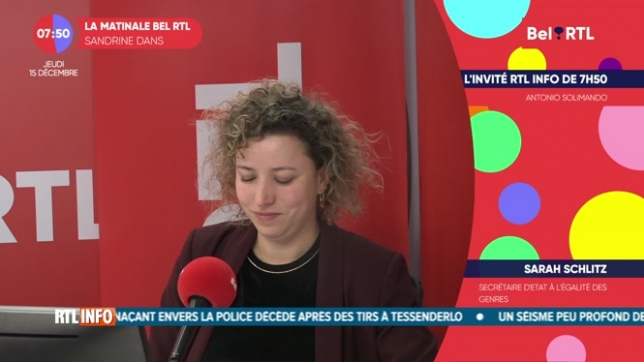 Sarah Schlitz  - L’invitée RTL Info de 7h50