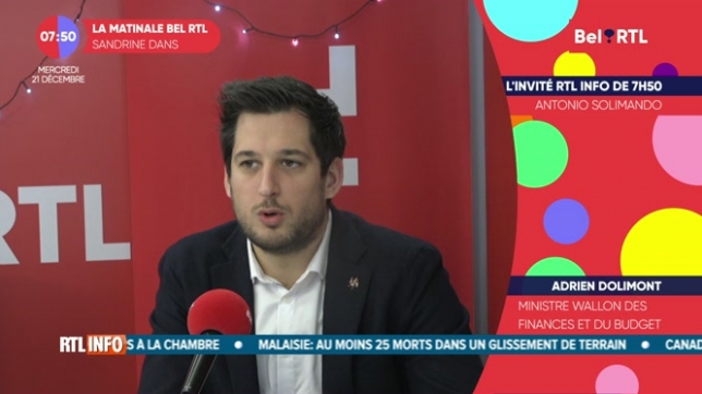 Adrien Dolimont - L’invité RTL Info de 7h50