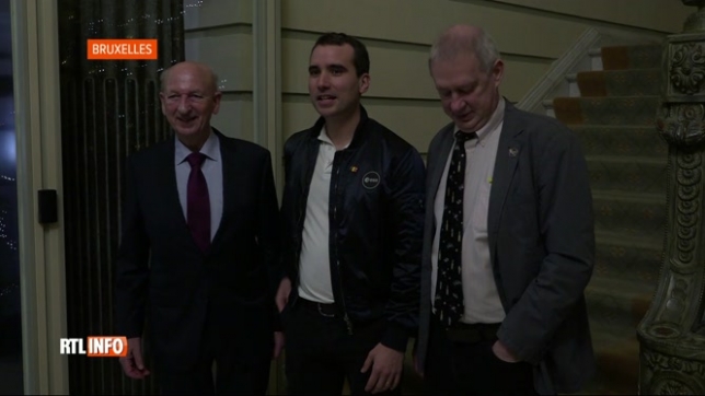Les 3 astronautes belges réunis chez le Premier ministre