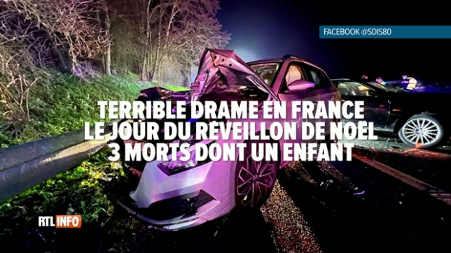 Terrible drame en France: trois morts dont un enfant et 11 blessés dans un carambolage