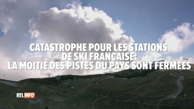 Catastrophe pour les stations de ski française: la moitié des pistes sont fermées