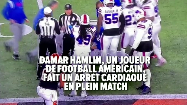 Damar Hamlin, joueur de football américain, s