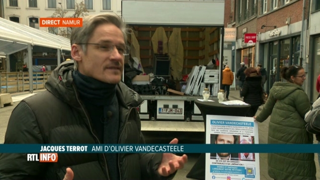 Mobilisation contre la condamnation en Iran du Belge Olivier Vandecasteele