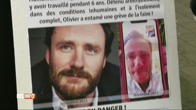Mobilisation contre la condamnation en Iran du Belge Olivier Vandecasteele