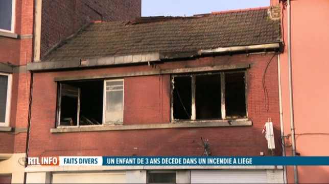 Un enfant de 3 ans est décédé dans un incendie hier soir à Liège