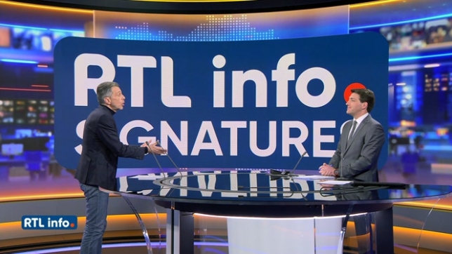 Présentation de la rubrique RTL info Signatures par Christophe Deborsu